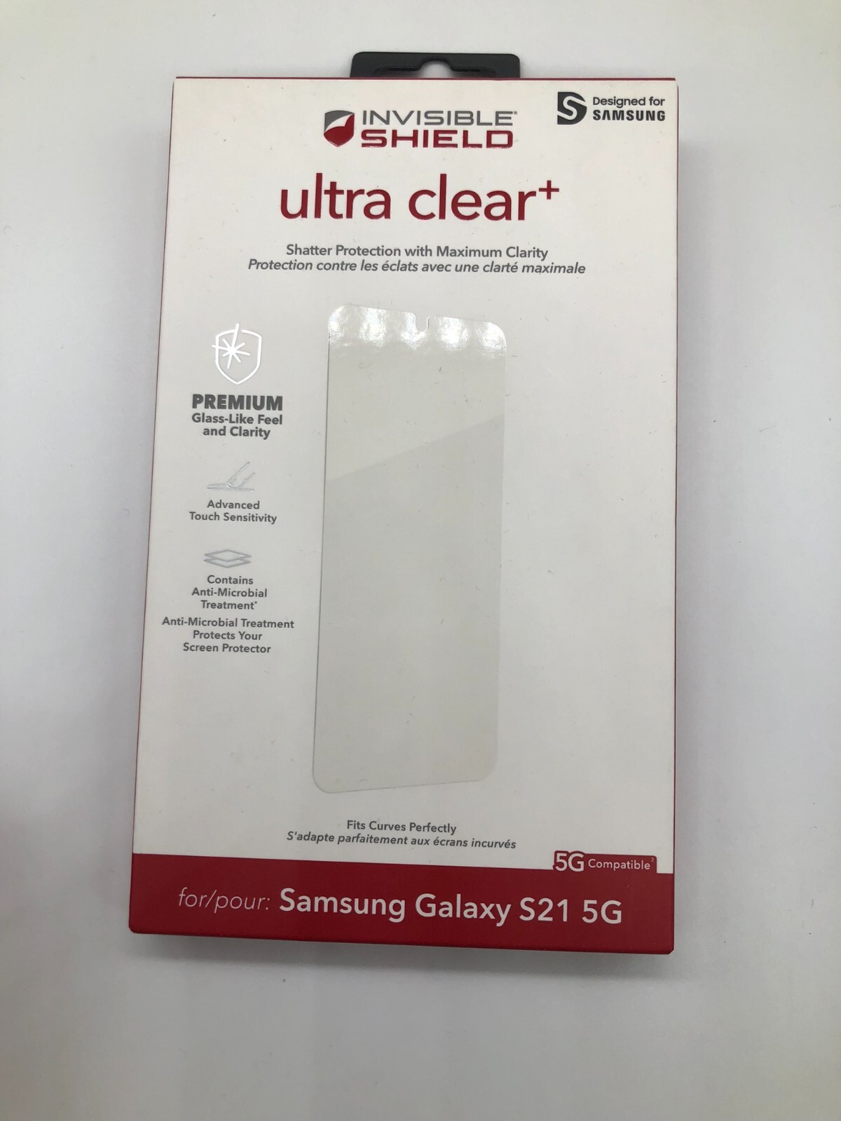 ZAGG INVISIBLE SHEILD SCREEN PROTECTOR FOR SAMSUNG GALAXY S21 /S21