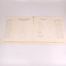 1940 Canadian Pacific Railroad American Express Dining Car Menu Spiral Tunnel