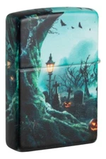 Zippo Windproof Lighter, 540 Wrap Around Horror Gothic Design, 48389, New In Box