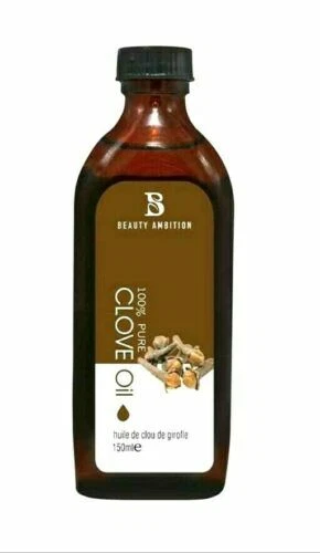 Essential Pure Clove Oil 150ml By Beauty Ambition For Hair and Body
