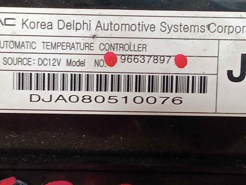 96637897 Mando Calefaccion/Aire Acondicionado para CHEVROLET EPICA * 2006 508419 - Bild 6 von 10