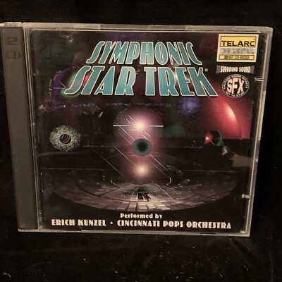 SYMPHONIC STAR TREK - ERICH KUNZEL & Cincinnati - TELARC CD 1996...