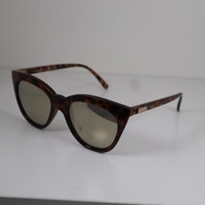 Le Specs Brown Tortoiseshell HALFMOON MAGIC Mirrored Sunglasses 52-20-149mm