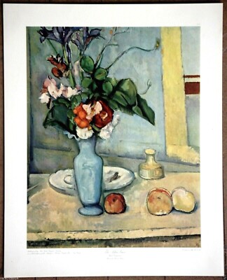 Paul Cezanne The Blue Vase Vintage Original Authorized Limited Ed