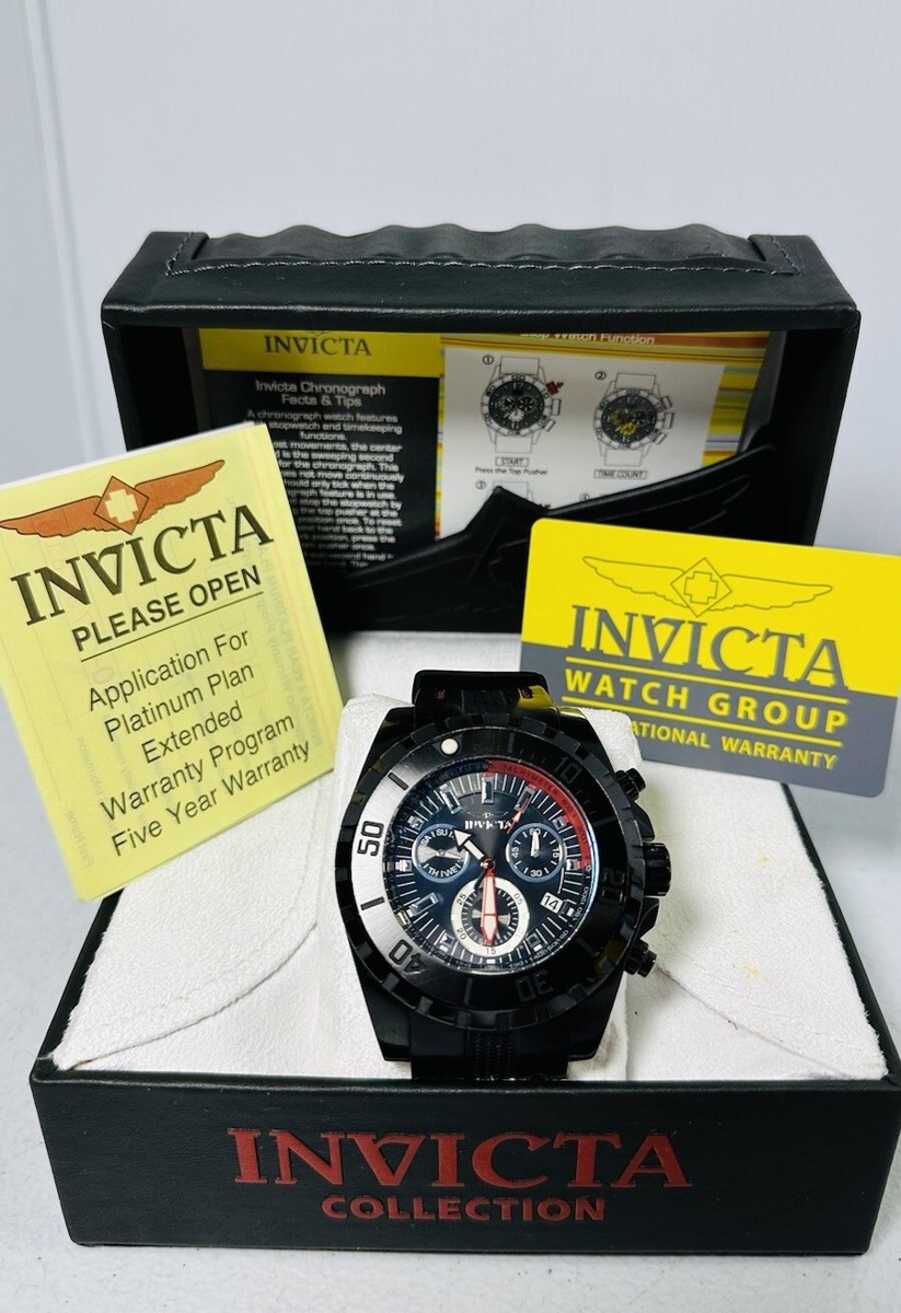 Invicta Pro Diver Limited Edition Black Watch Model #25739