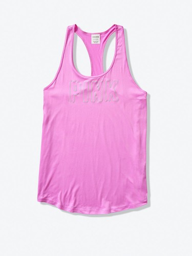Victoria's Secret Pink Ultimate Knit Racerback Tank Tops - Pick Your Color - Picture 10 of 29