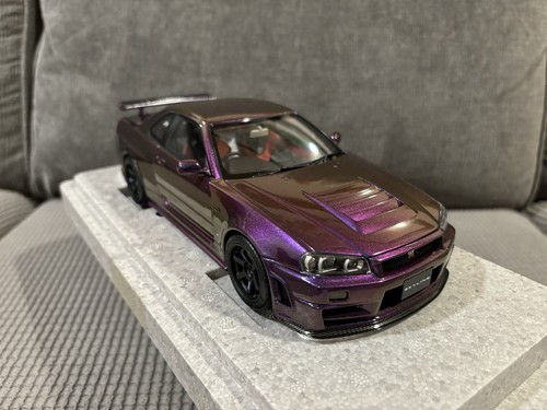 1/18 MotorHelix Nissan Skyline R34 GT-R Nismo Midnight Purple Diecast Limited - Picture 14 of 24