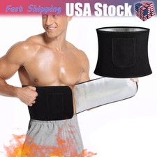 Men Women Fat Burning Tummy Tuck Belt Body Shaper Girdle Waist Trimmer Trainer