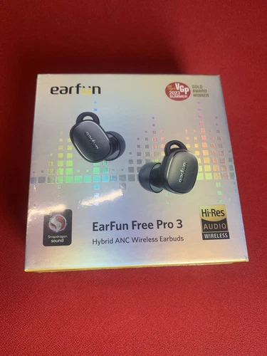EarFun Free Pro 3 Noise Cancelling Earbuds (BLACK)
