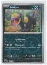 pokemon card seviper Seviper - SV01: Scarlet & Violet Base Set [REVERSE HOLO]