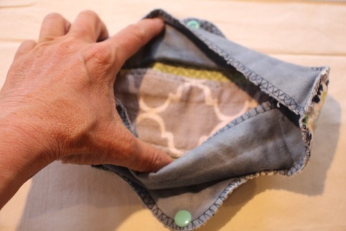 Almohadillas menstruales lavables de tela reutilizables franela de algodón a presión hechas a mano - Imagen 53 de 91