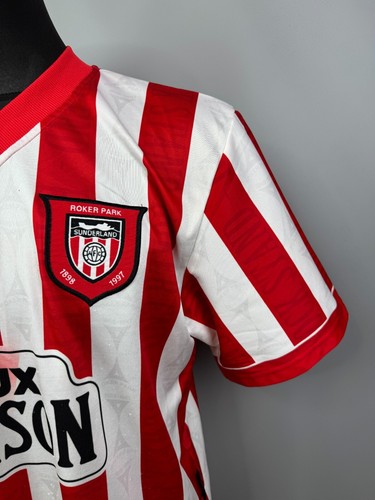 SUNDERLAND 1996 1997 HOME SHIRT FOOTBALL SOCCER JERSEY AVEC MENS SIZE S - Picture 6 of 13