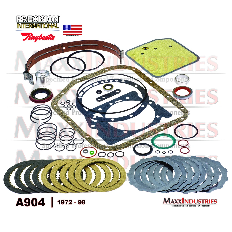 Kit de reconstrucción maestro de transmisión A904 TF6 con banda y filtro para Mopar 1972-98 Foto 2 de 4