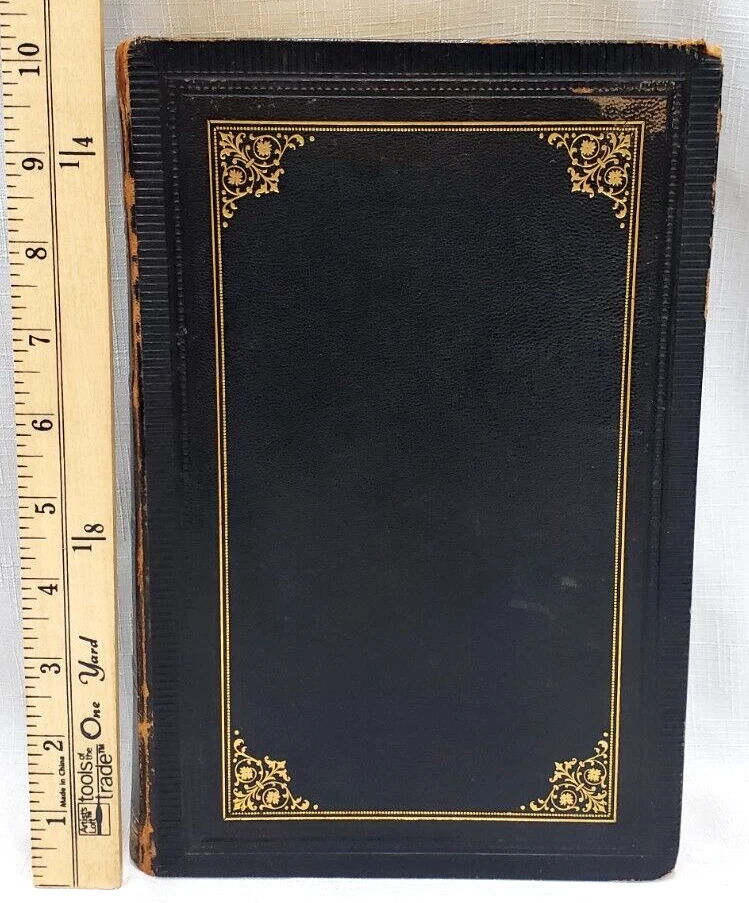 1907 ELBERFELDER/DARBY GERMAN BIBLE Fine Leather Binding, Gold Gilt, Color Maps - Image 3 of 4