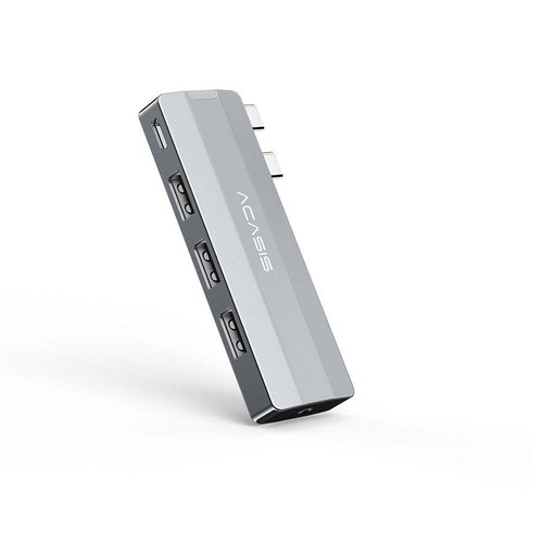 Concentrador 5 en 1 Acasis para MacBook Pro/Air 2023-2016 con puerto de datos de 40 Gbps - Imagen 7 de 8
