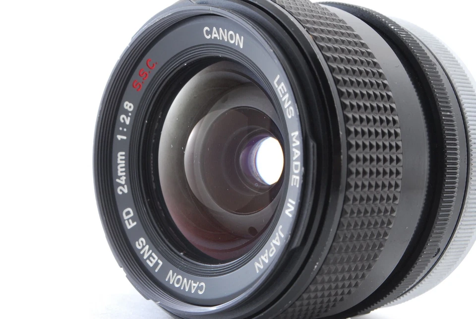 【CASI COMO NUEVO】Rara "O" Canon FD 24mm f/2.8 S.S.C. Lente MF gran angular SSC Foto 4 de 4