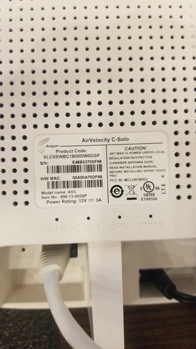 Sprint Voice pro Cell Signal Booster ASPANVASTA 998-13-005SP AirVelocity C-Solo - Photo 2 sur 13