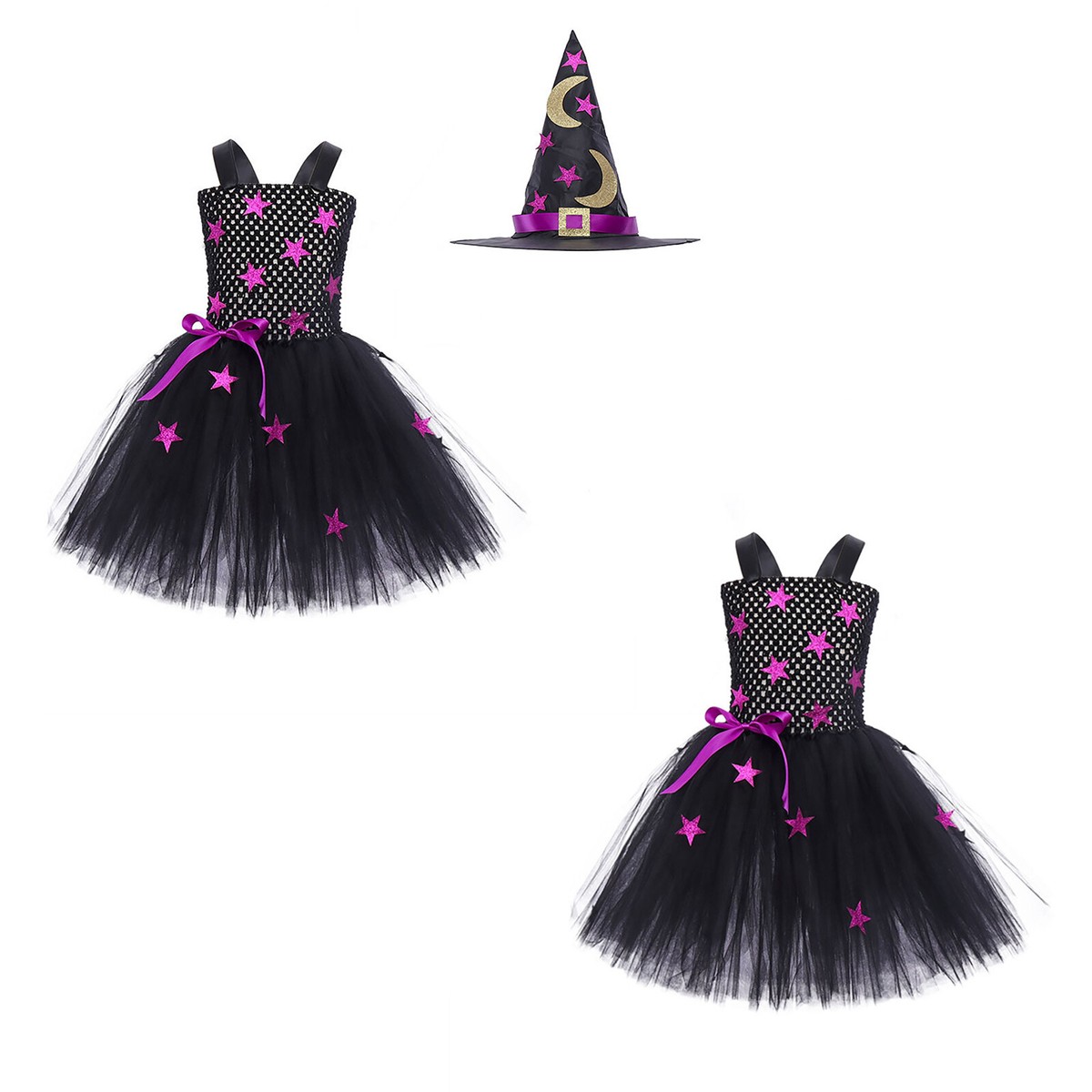 Elegant Witch Child Costume Tutu Dress Elegant Witch Child Costume Tutu Dress