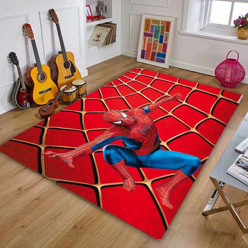 Alfombra 3D Marvel Avengers Spider Man Alfombra Puerta Alfombra Suelo Silla Alfombra-- - Imagen 47 de 47