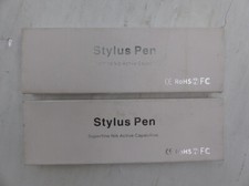 LOT OF 2 SUPERFINE NIB ACTIVE CAPACTIVE STYLUS PENS FOR IPAD