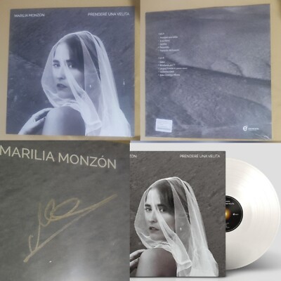 FIRMADO Marilia Monzon  Prendere Una Velita - Lp Vinilo Color Blanco