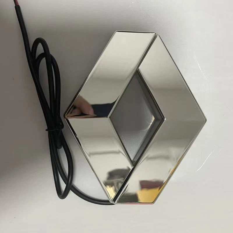NUOVO per Renault auto 4D LED emblema distintivo posteriore luce emblema lampada di coda decorazione - Immagine 2 di 3