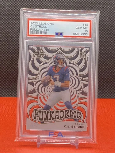 2023 Panini Illusions CJ Stroud Funkadelic RC #14 Texans Rookie PSA 10 Gem Mint