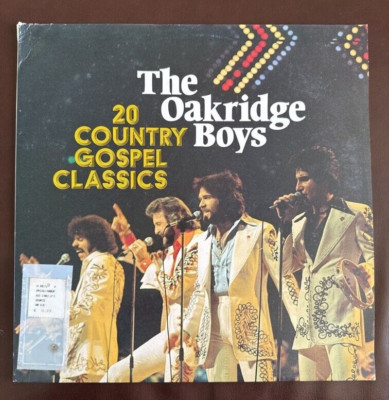 THE OAKRIDGE BOYS - 20 COUNTRY GOSPEL CLASSICS - GERMAN VINYL LP  [EX/EX]