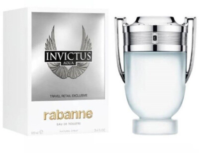 Invictus Aqua Paco Rabanne Men 3.4 oz 100 ml *Eau De Toilette* Spray Nib Sealed
