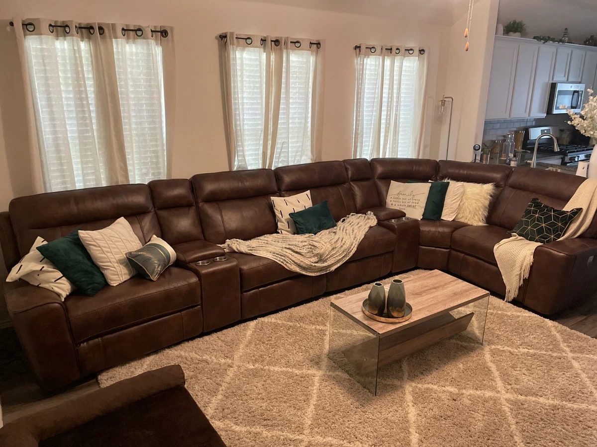 Haverty S 7 Piece Sectional With 4 Usb