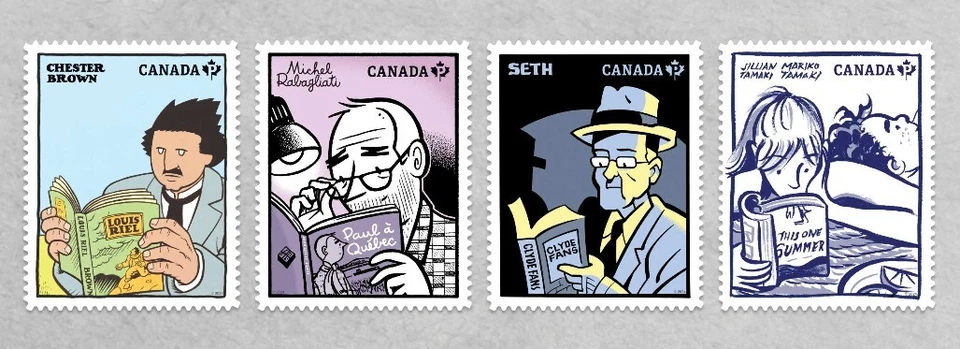 GRAPHIC NOVELISTS = COMICS, ART, ARTISTS = BACK Page of 4 = MNH Canada 2024 - Изображение 3 из 3
