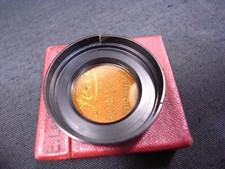 VINTAGE LEITZ WETZLAR LEICA FILBY 1 YELLOW FILTER BOXED
