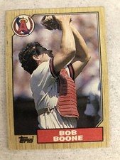 1987 Topps #166 Bob Boone