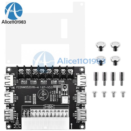 USB Desktop Chassis Power Supply ATX Adapter Board Take Power Board Lead Module - 第 2/29 張圖片
