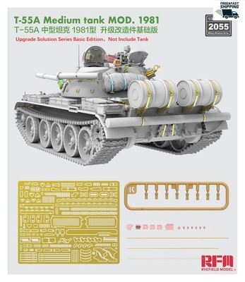 RYEFIELD RM-2055 1/35 Upgrade Solution Series For T-55A Medium Tank Mod.1981