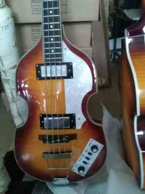 Violin Bass Hofner Contemporary Electric Bass Flame Maple Hofner Bass Guitar
