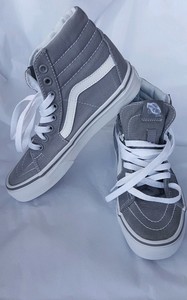 light gray vans old skool