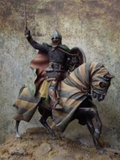 1/32 Scale Model Figure Medieval Knight on Horseback Historical Cavalry Miniatur