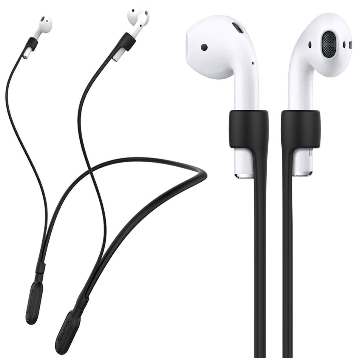 Compatible Airpods Strap, Silicone Anti-Lost Wire Cable Connector Sports Neck Compatible Airpods Strap, Silicone Anti-Lost Wire Cable Connector Sports Neck