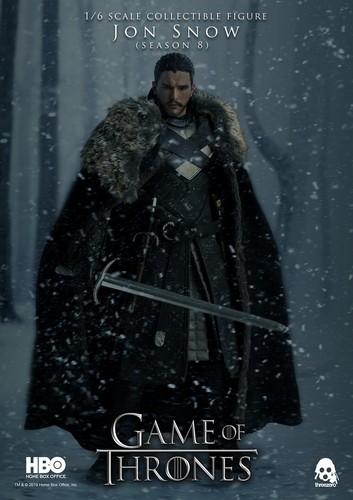 In Stock ThreeZero 3Z0101 HBO Game of Thrones Jon Snow 2.0 1/6 figure NEW! - Picture 7 of 12