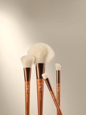 Tag Vegan Brush 4-Piece Set/Powder  Contour  Eyeshadow Nose Shading Brush korea