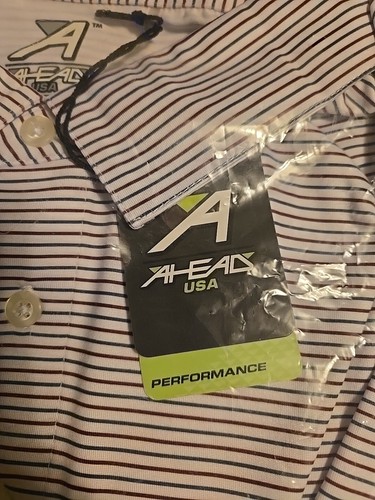 💥NUEVO POR DELANTE EE. UU. Performance Poliéster Golf Polo XXL 2XL💥 - Imagen 2 de 4