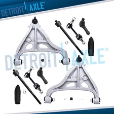 4WD Front Lower Control Arms Sway Bars Tie Rod Ends Kit for 2004 2005 Ford F-150