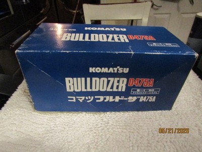 Replcars Komatsu D475A Bulldowzer Tractor BOX & Packaging ONLY Japan