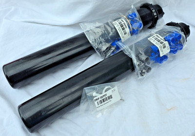 Lot of 2 Hunter PGP Ultra 12'' Pop-Up Rotor Sprinkler Heads Drain Check w/ Nozzle
