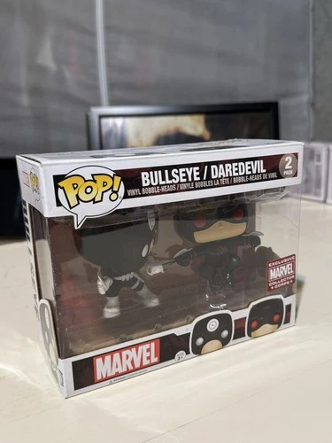 Funko Pop! Marvel Collector Corps Bullseye Daredevil 2Pack (NIB & Free shipping)