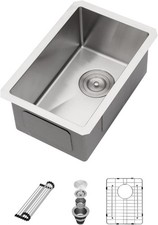 Stainless Steel Bar Sink Undermount - 10"x18"x8" Undermount Bar Prep RV Small