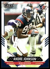 Andre Johnson 2021 Score #159 Houston Texans NFL READ FREE SHIPPING AutographDen