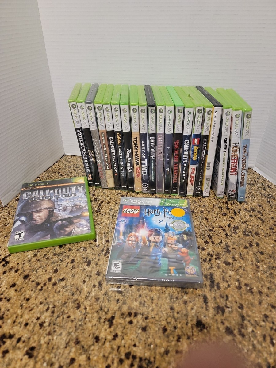 Lot of 21 Xbox 360 Games and One Xbox Game All In Good Condition