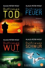 Ostfriesen-Krimis von Klaus-Peter Wolf 4 Bände im Set